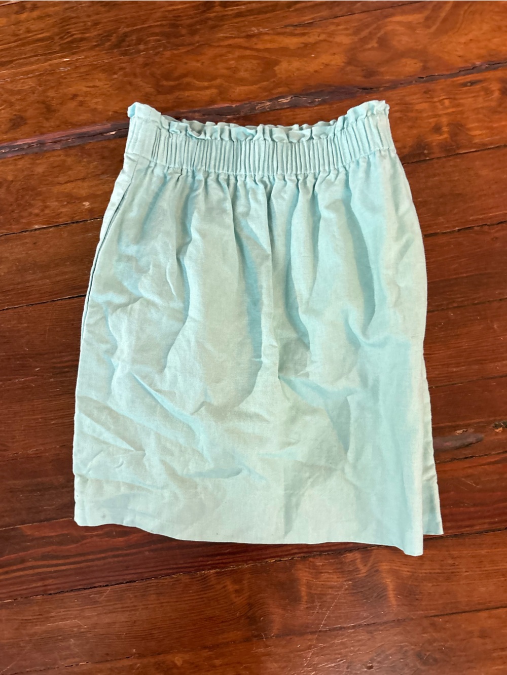 J. Crew blue straight pencil skirt size 00 - Picture 3 of 3
